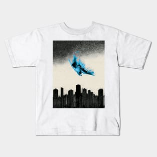 The Blue Bird Social Media is Dead to Me, No. 6 Kids T-Shirt